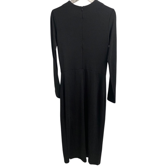 Vince Womens Knot-Front Crewneck Midi Lightweight Sweater Dress Size Medium NWT - Picture 8 of 10